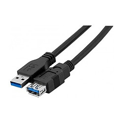 Rallonge USB 3.0 (A/A) Noir - 1,8m