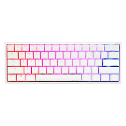 Ducky Channel One 2 Mini RGB - Blanc - Cherry MX Blue