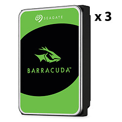 Seagate BarraCuda - 2 To - 256 Mo - Pack de 3