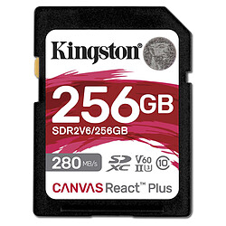 Kingston SD Canvas React Plus V60 SDR2V6 - 256GB