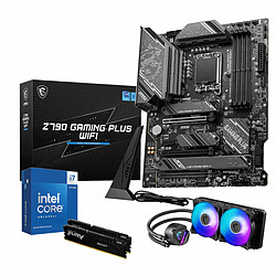 Intel Core i7-14700KF - MSI Z790 GAMING PLUS WIFI - 32 Go - AiO 240